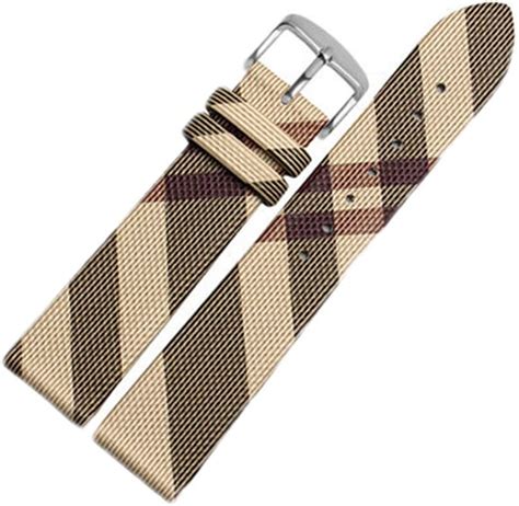 mens burberry leather watch strap replacement|Burberry watch men's leather strap.